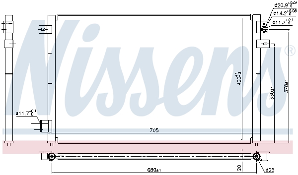 Nissens Airco condensor 94717