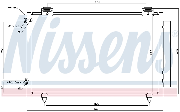 Nissens Airco condensor 94719