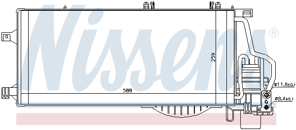 Nissens Airco condensor 94722