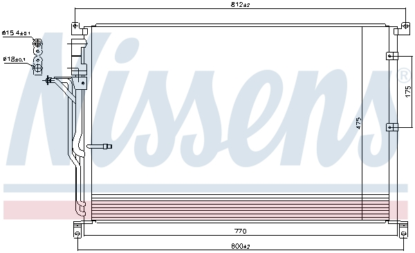 Nissens Airco condensor 94724