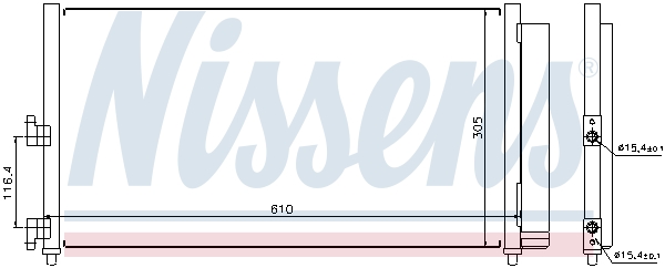 Nissens Airco condensor 94727