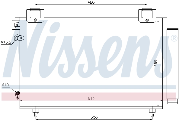 Nissens Airco condensor 94730