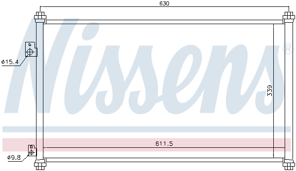 Nissens Airco condensor 94733