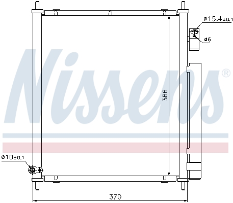 Nissens Airco condensor 94734