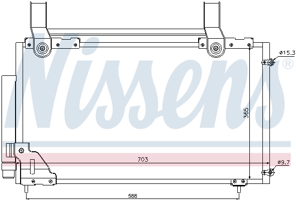 Nissens Airco condensor 94735