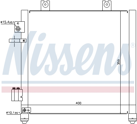 Nissens Airco condensor 94739