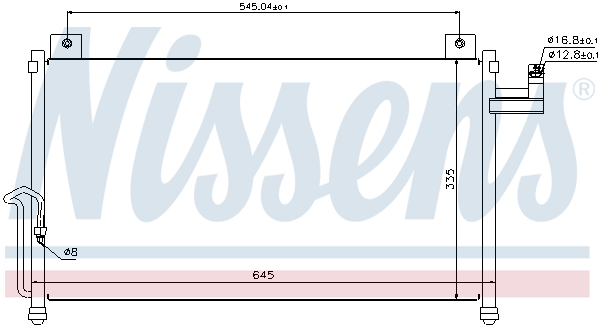 Nissens Airco condensor 94742