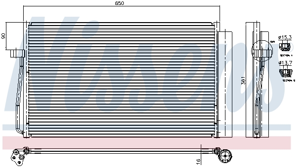 Nissens Airco condensor 94747