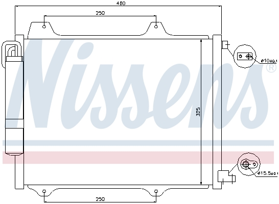 Nissens Airco condensor 94754