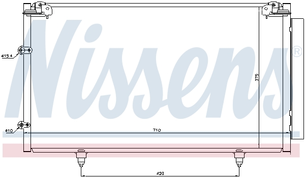 Nissens Airco condensor 94757