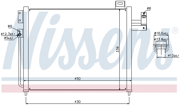 Nissens Airco condensor 94760