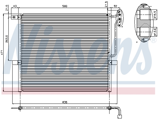 Nissens Airco condensor 94761