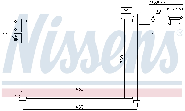 Nissens Airco condensor 94766