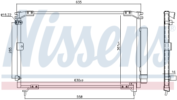 Nissens Airco condensor 94769