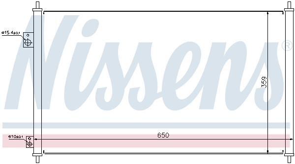 Nissens Airco condensor 94771