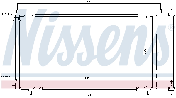 Nissens Airco condensor 94772