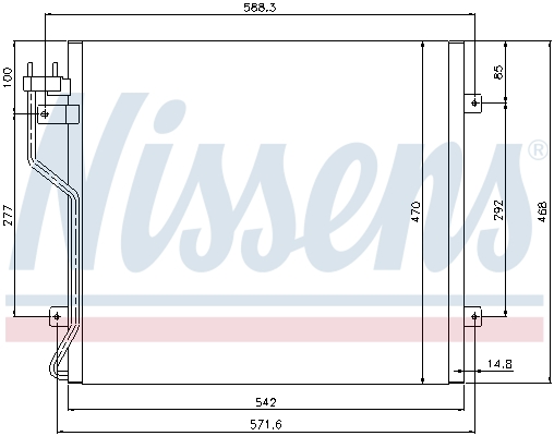 Nissens Airco condensor 94773