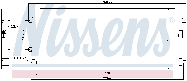 Nissens Airco condensor 94782