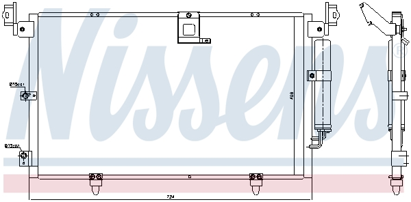 Nissens Airco condensor 94789