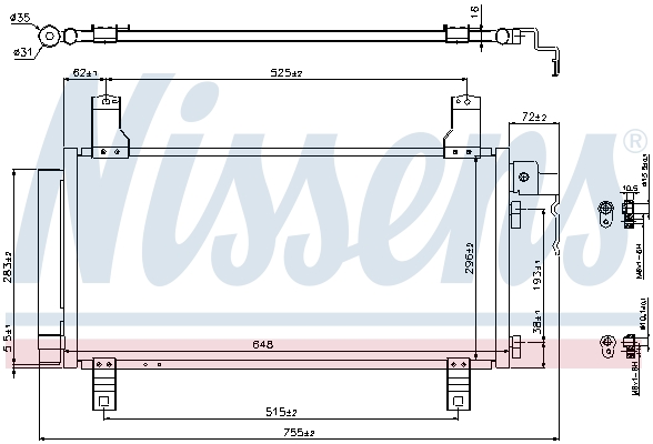 Nissens Airco condensor 94792