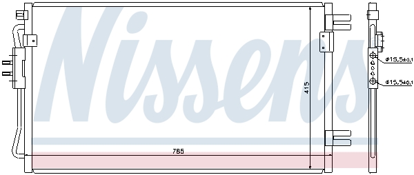 Nissens Airco condensor 94806