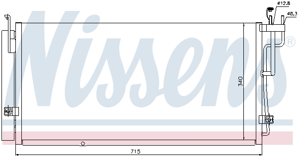 Nissens Airco condensor 94823