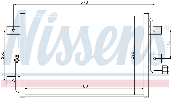 Nissens Airco condensor 94825