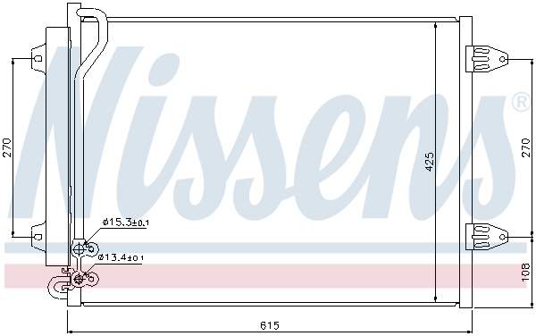 Nissens Airco condensor 94831