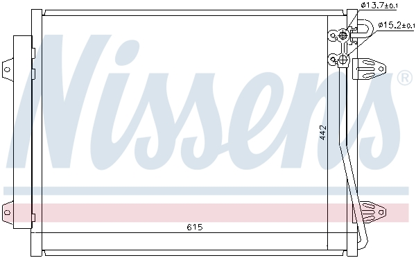 Nissens Airco condensor 94832