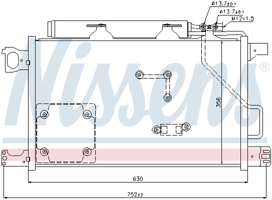 Nissens Airco condensor 94857