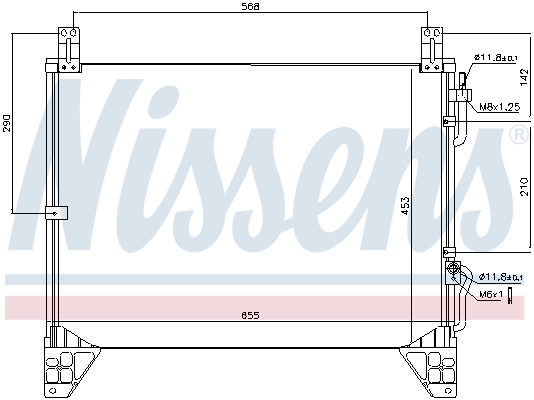 Nissens Airco condensor 94861