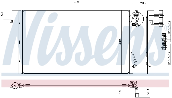 Nissens Airco condensor 94873