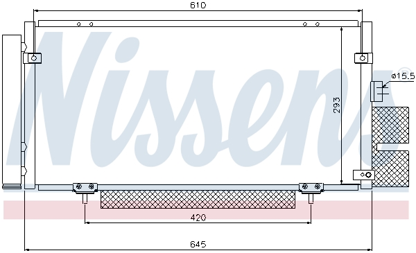 Nissens Airco condensor 94885