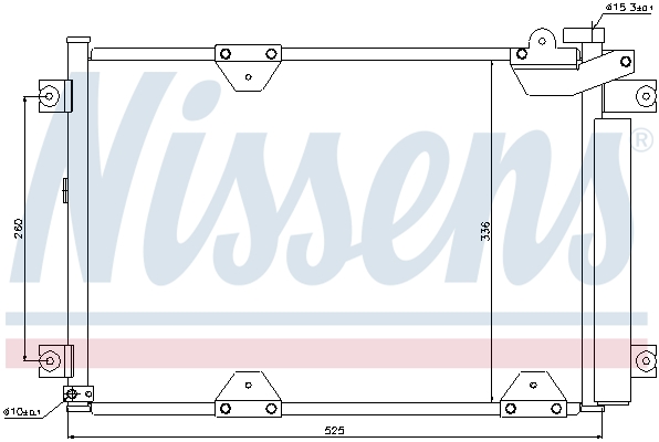 Nissens Airco condensor 94892