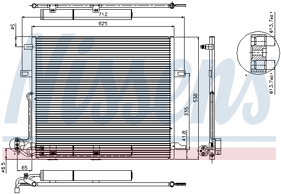 Nissens Airco condensor 94897