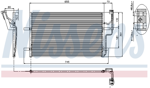 Nissens Airco condensor 94901