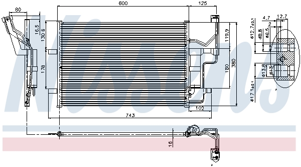 Nissens Airco condensor 94902