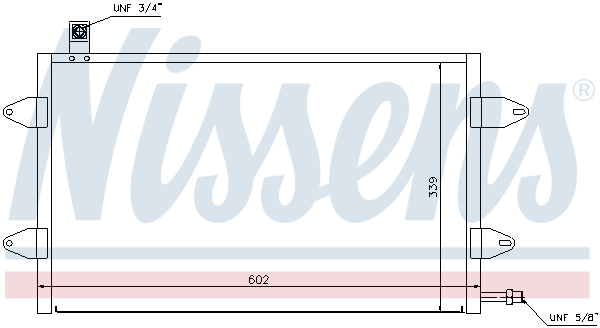 Nissens Airco condensor 94905