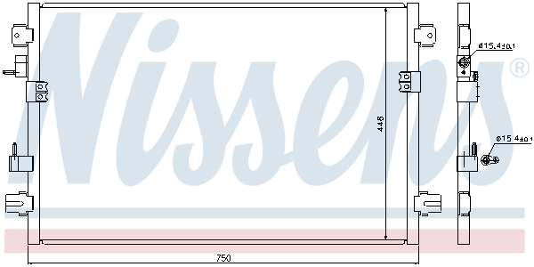 Nissens Airco condensor 94906