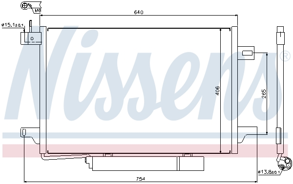 Nissens Airco condensor 94910