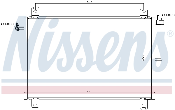 Nissens Airco condensor 94913