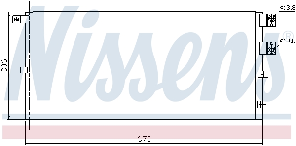 Nissens Airco condensor 94916