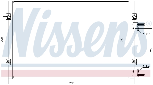 Airco condensor Nissens 94928