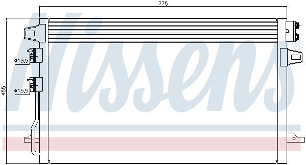 Nissens Airco condensor 94929