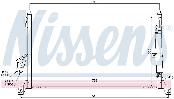 Nissens Airco condensor 94930