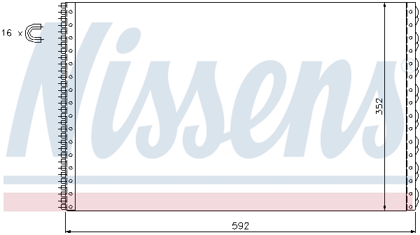 Nissens Airco condensor 94943