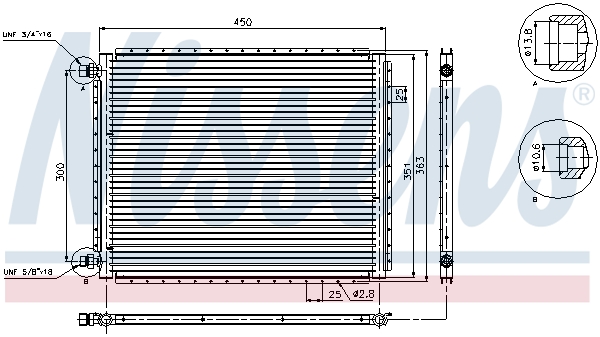 Nissens Airco condensor 94958