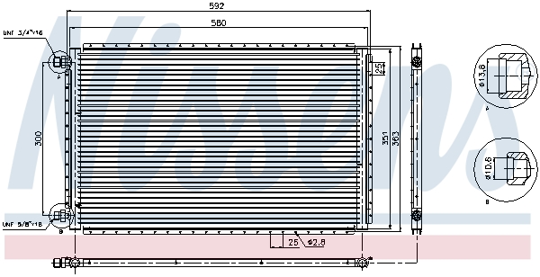 Nissens Airco condensor 94959