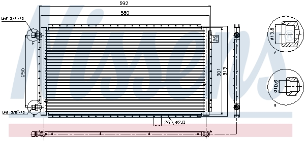Nissens Airco condensor 94961