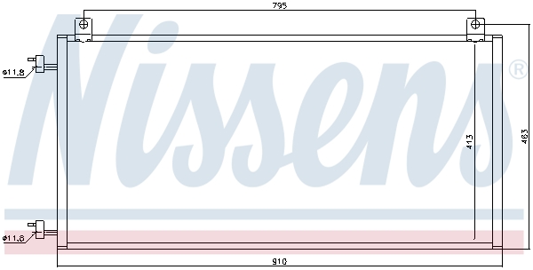 Nissens Airco condensor 94967